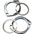 Drag Specialties Exhaust Flange Kit for Harley - Chrome