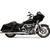 Bassani 4" DNT Megaphone Mufflers for 2017-2023 Harley Touring - Chrome with Chrome End Caps