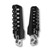 Burly Razorback Foot Pegs for Harley - Black