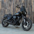 Biltwell 1" Tracker Mid Handlebars - Black