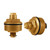 Speed Merchant 49mm Preload Adjusters for Harley - Gold