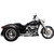 Vance & Hines 4" Twin Slash Slip-On Exhaust Mufflers for Harley Road Glide 3 and Freewheeler  - Chrome