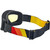 Biltwell Overland 2.0 Tri-Stripe Goggle - Black/Red/Yellow/Orange