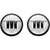 Custom Dynamics 4.5" Probeam LED Passing Lamps for Harley - Chrome