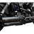 S&S Grand National Slip-On Mufflers for 2008-2017 Harley Fat Bob and Wide Glide - Black