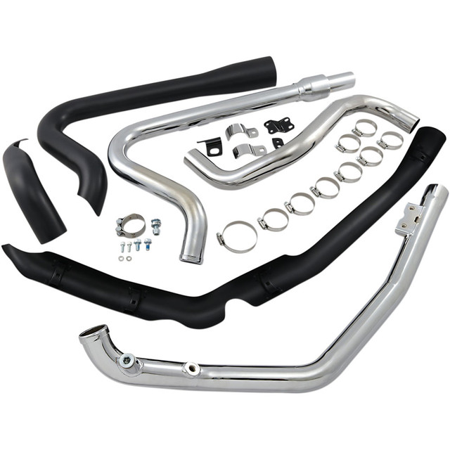 Cobra True Duals Header System for 20172022 Harley Touring Chrome 6257 Get Lowered Cycles