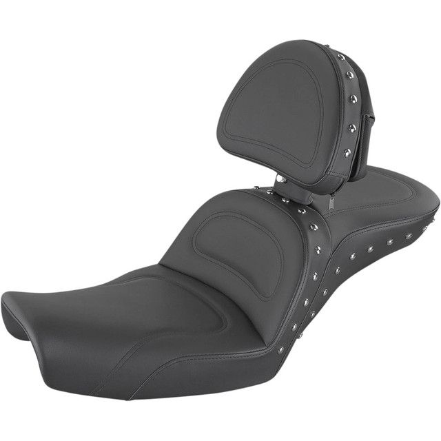 Saddlemen Explorer RS Seat with Backrest for 19962003 Harley Dyna 89604030RS Get Lowered