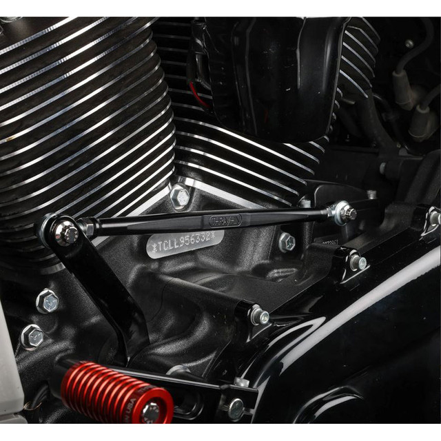 Thrashin Supply Black Short Length Billet Shift Lever for Harley