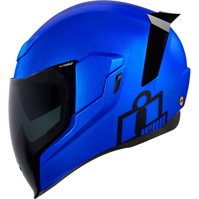 Icon Airflite Helmet Blue Jewel Get Lowered Cycles