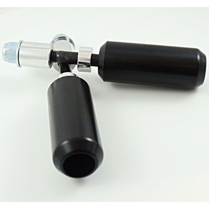 Bung King Upper Shock Mount Frame Sliders for Harley Dyna/Sportster/FXR