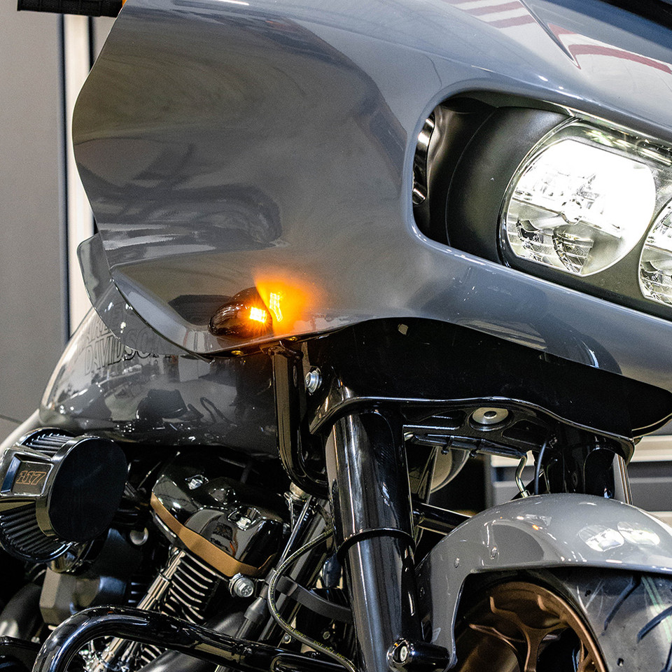 Custom Dynamics Probeam LED Front Turn Signals for Harley Road Glide