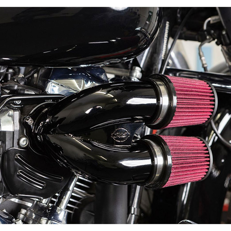 S&S Tuned Induction Air Cleaner Kit for 20172020 Harley M8 Gloss