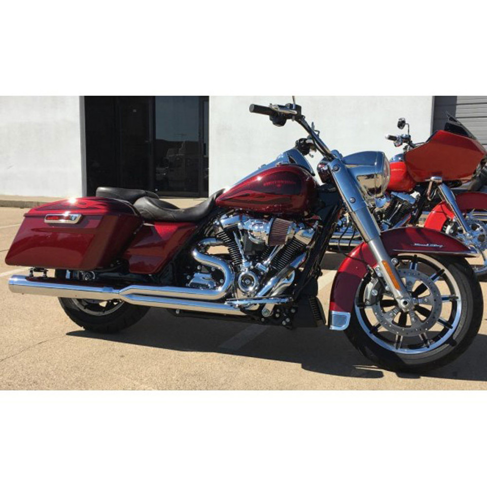 D&D Billet Cat 2Into1 Exhaust for 20172023 Harley Touring Chrome