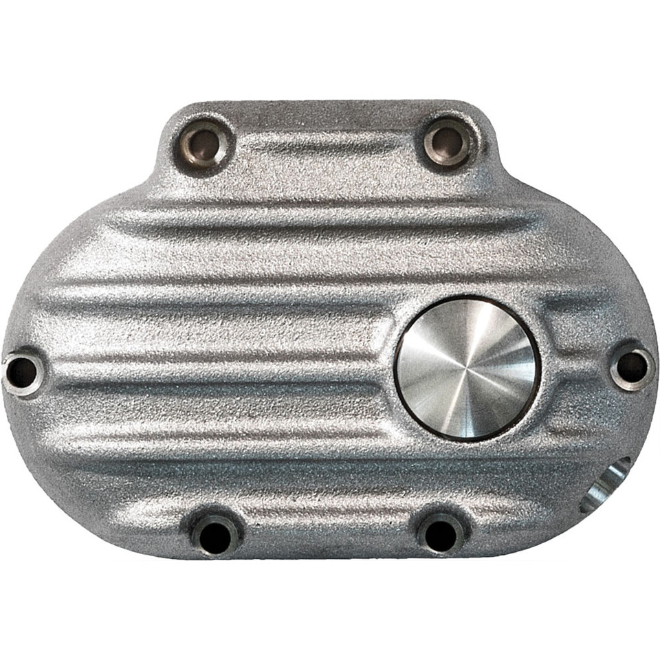 EMD Ribbed Transmission Side Covers for Harley Big Twin Get Lowered Cycles