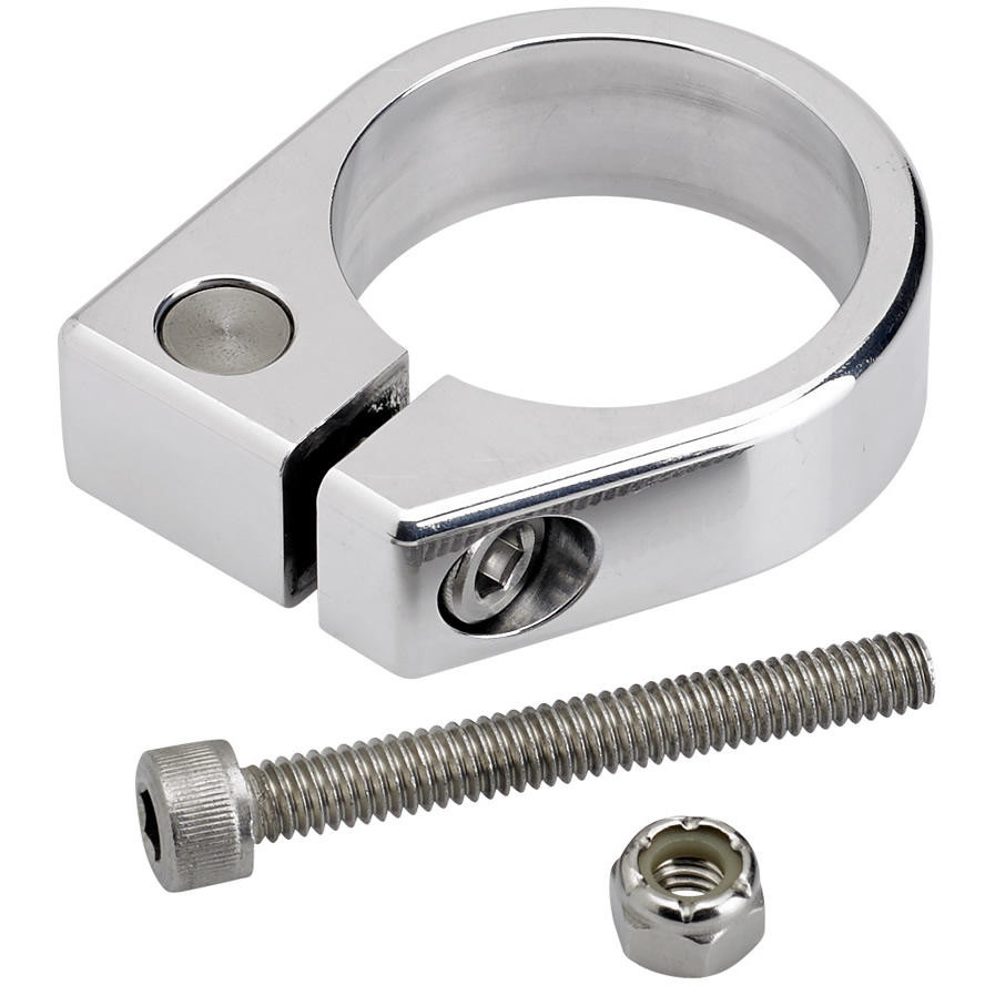 Biltwell Duo Exhaust Pipe Clamp Get Lowered Cycles