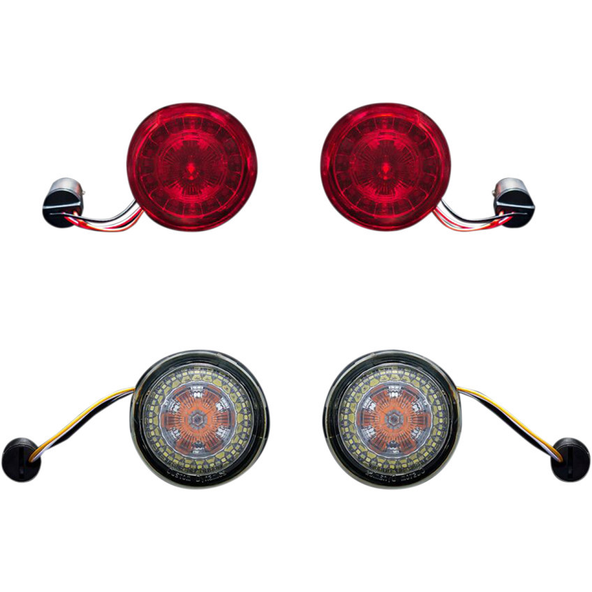 Custom Dynamics Probeam LED Turn Signal Conversion Kit for Harley PBBCMKIT2 Get Lowered Cycles