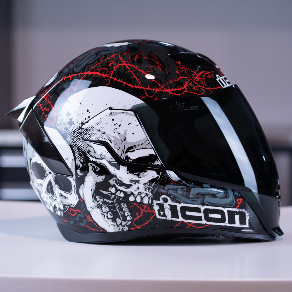 Icon Airflite Skull 18 Helmet - Get Lowered Cycles