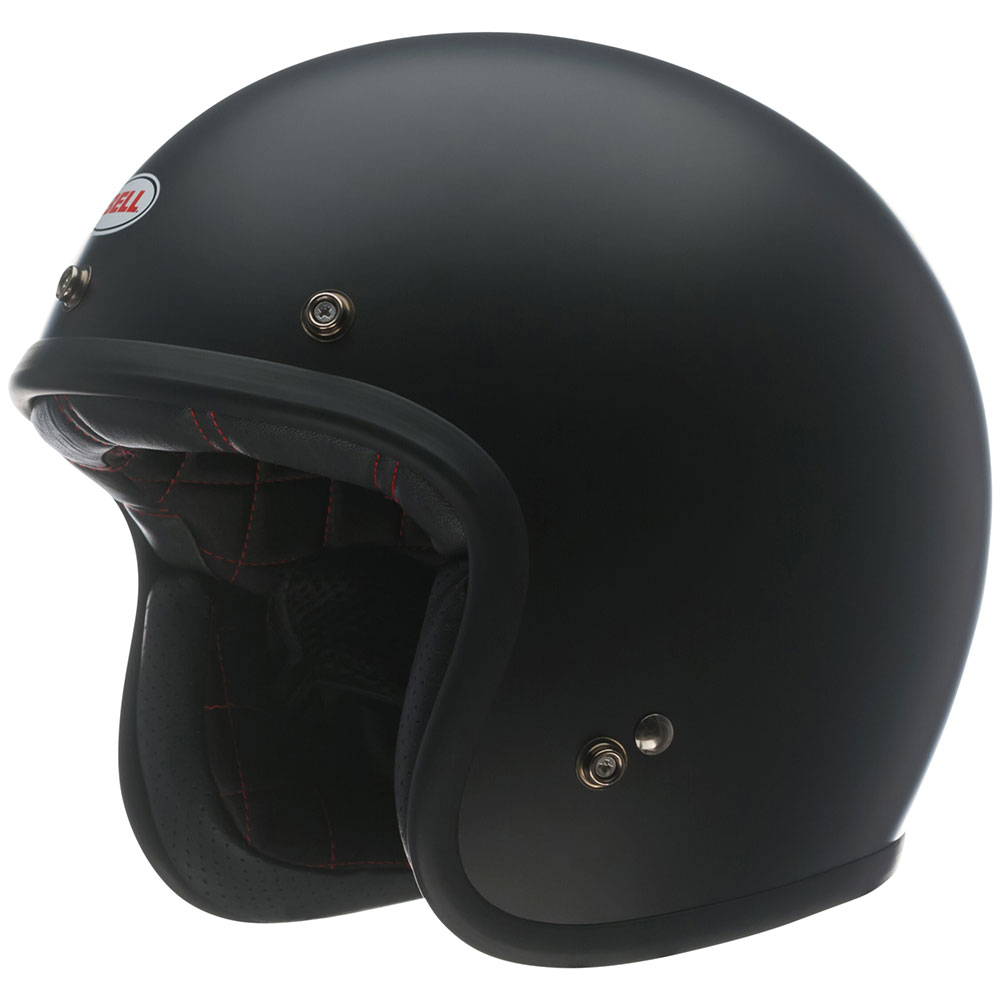 Bell Custom 500 Matte Black Motorcycle Helmet - Get Lowered Cycles