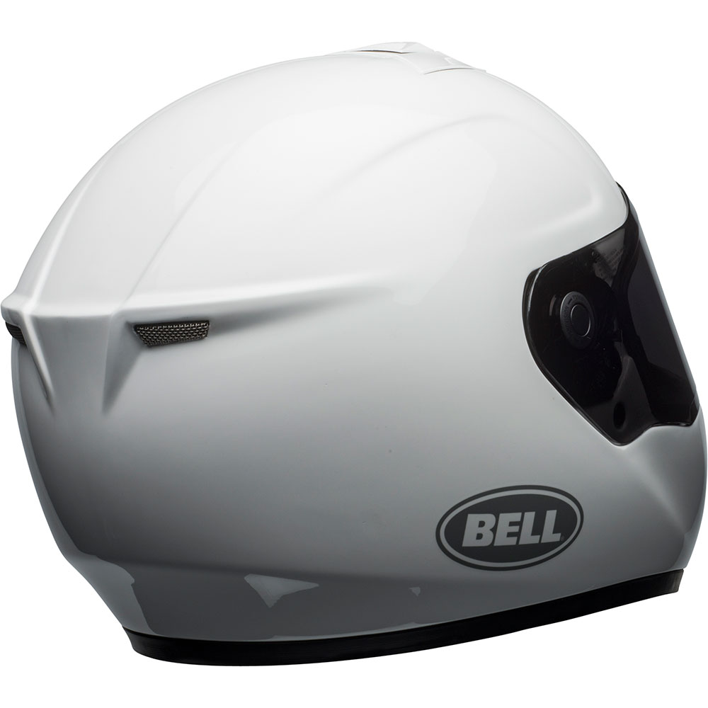 Bell SRT Gloss White Helmet - Get Lowered Cycles