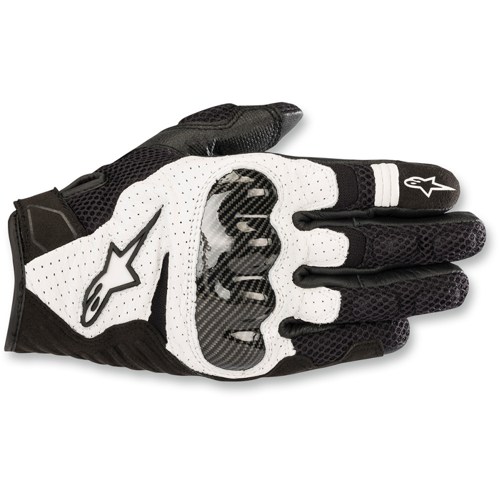 Alpinestars SMX-1 Air V2 Gloves - Black/White - Get Lowered Cycles