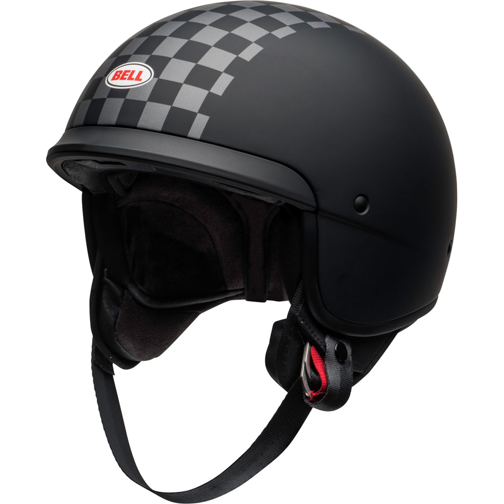 Bell Scout Air Check Matte Black/White Helmet - Get Lowered Cycles