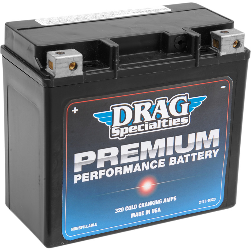 ハーレー　EVO DRAG Specialties キャリア 最終値下 Drag Specialties Premium Performance Battery for Harley - Repl