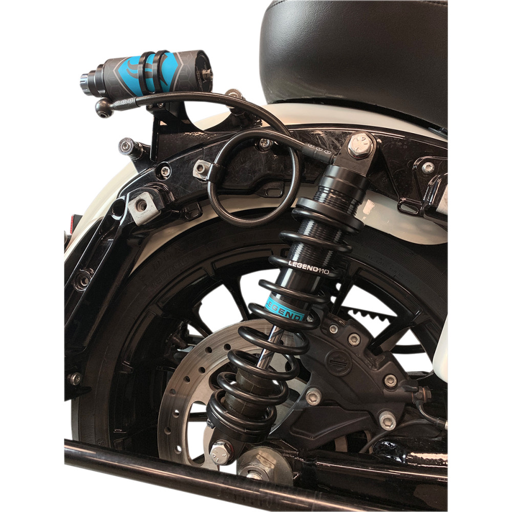 Legend Suspension ARC Remote Reservoir Mount for Harley Touring