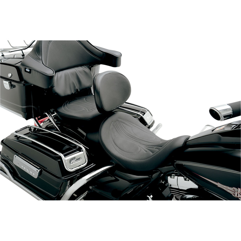 Danny Gray Airhawk Bigseat Backrest Solo Seat for 2008-2023 Harley