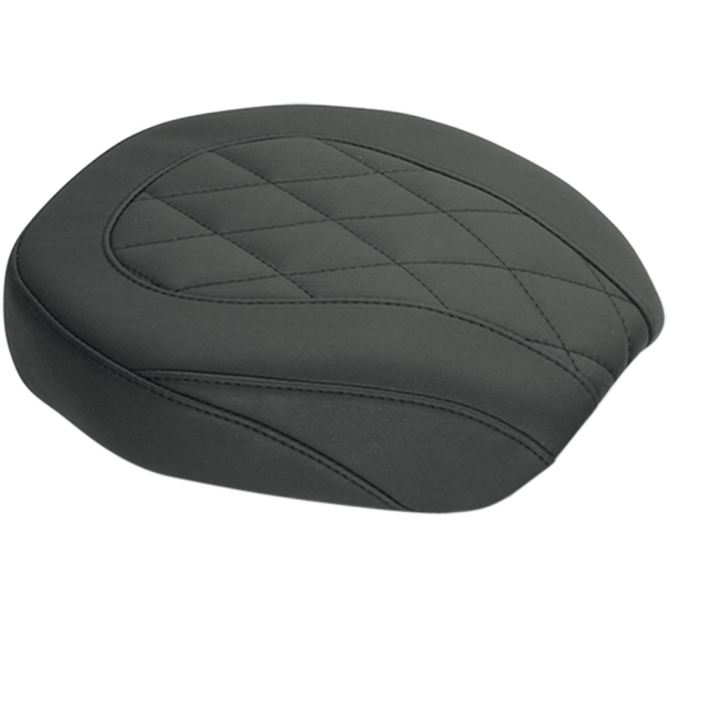 Mustang Black Rear Seat for 2006-2017 Harley Dyna - Diamond
