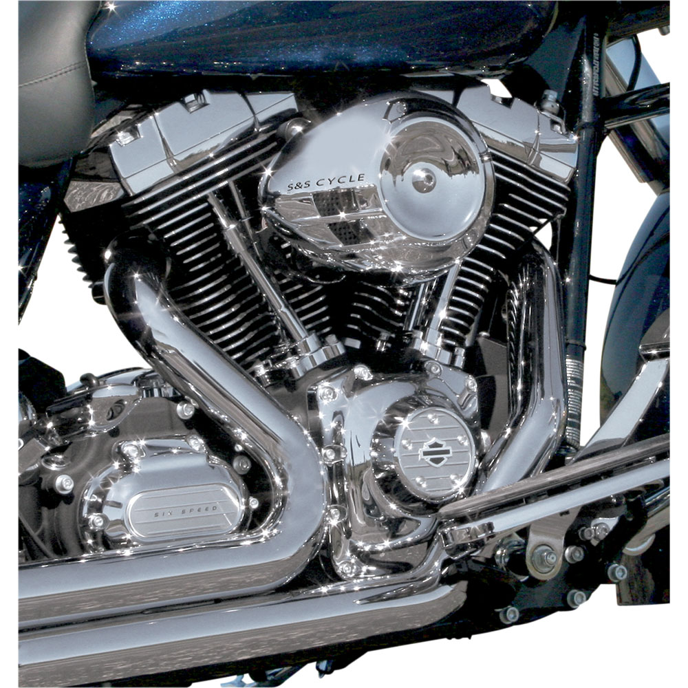 S&S Stealth Air Cleaner Cover - Chrome - Air Stream - 170-0118