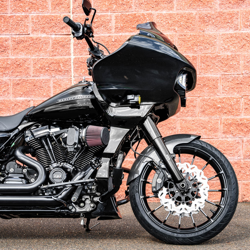 Aftermarket Parts Carbon Fiber Front Fender For Harley