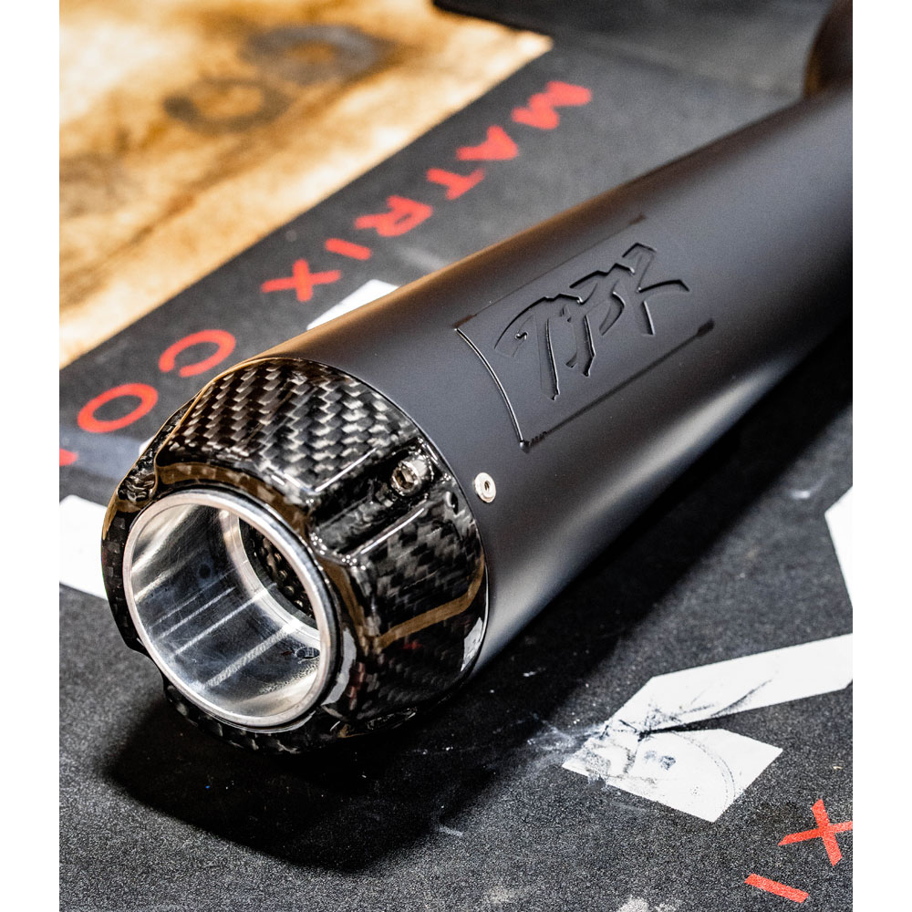 【GYEONQ2】TBR コンプS 2in1 2018～ FXBR/S、 TBR Comp S 2in1 Exhaust Gen 2 Black - '18-'24 SOFTAIL
