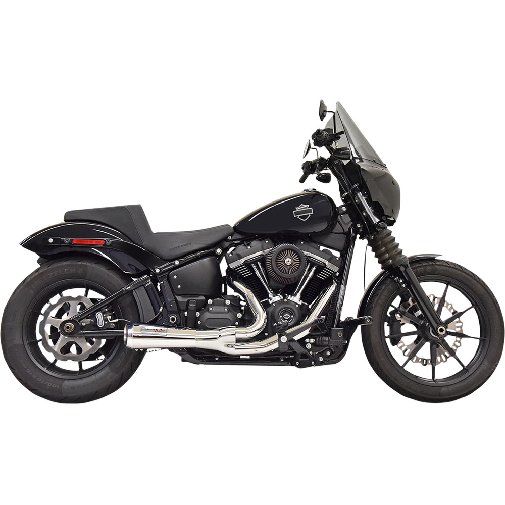 Bassani Ripper Road Rage Exhaust for 2018-2023 Harley FXBB/FXLR