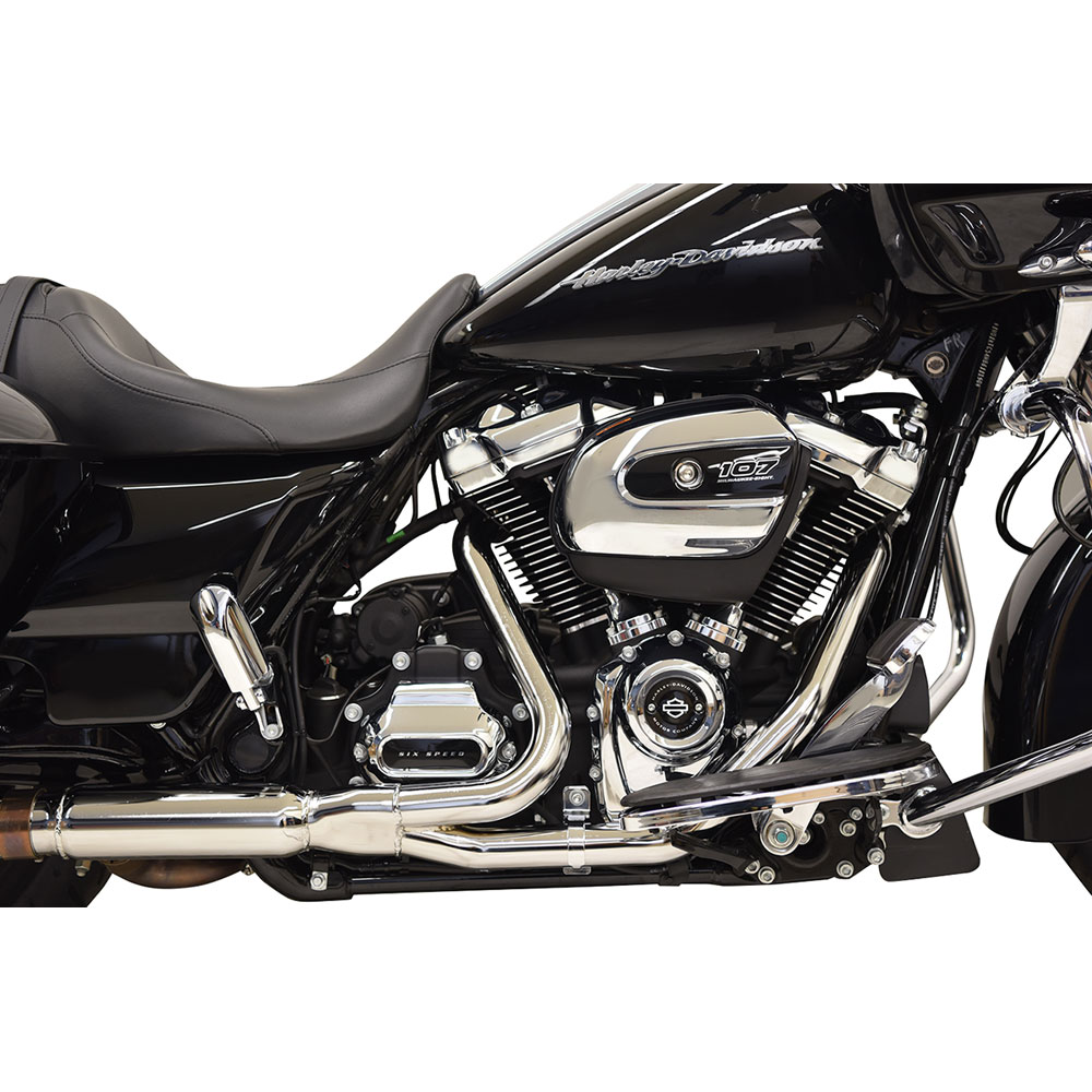 Bassani 2x2 Dual Exhaust Headpipes for 2017-2023 Harley Touring