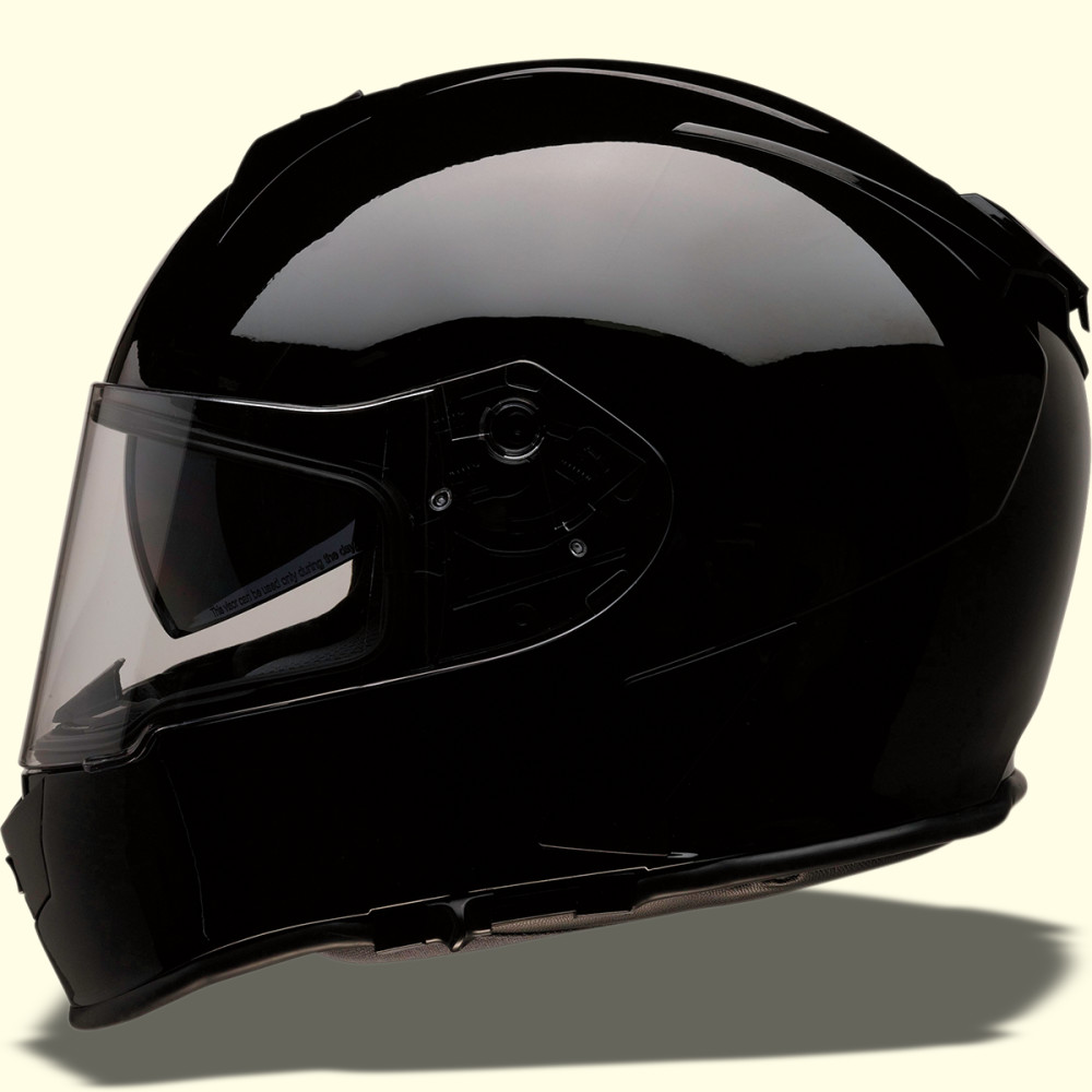 Z1R Warrant Gloss Black Helmet - Get Lowered Cycles