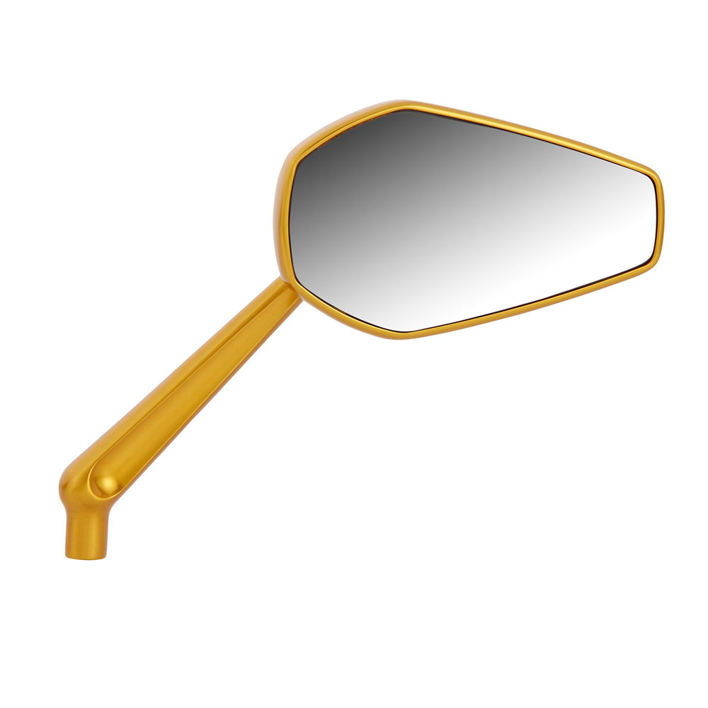 Arlen Ness Mini Stocker Mirrors for Harley - Gold - 13-151 - 13 