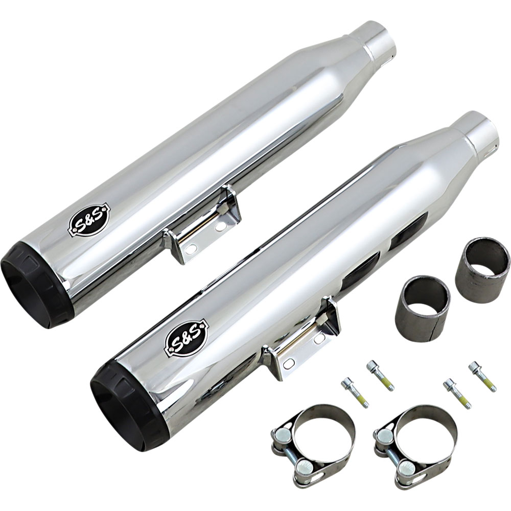 S&S Grand National Slip-On Mufflers for 2018-2020 Harley Softail