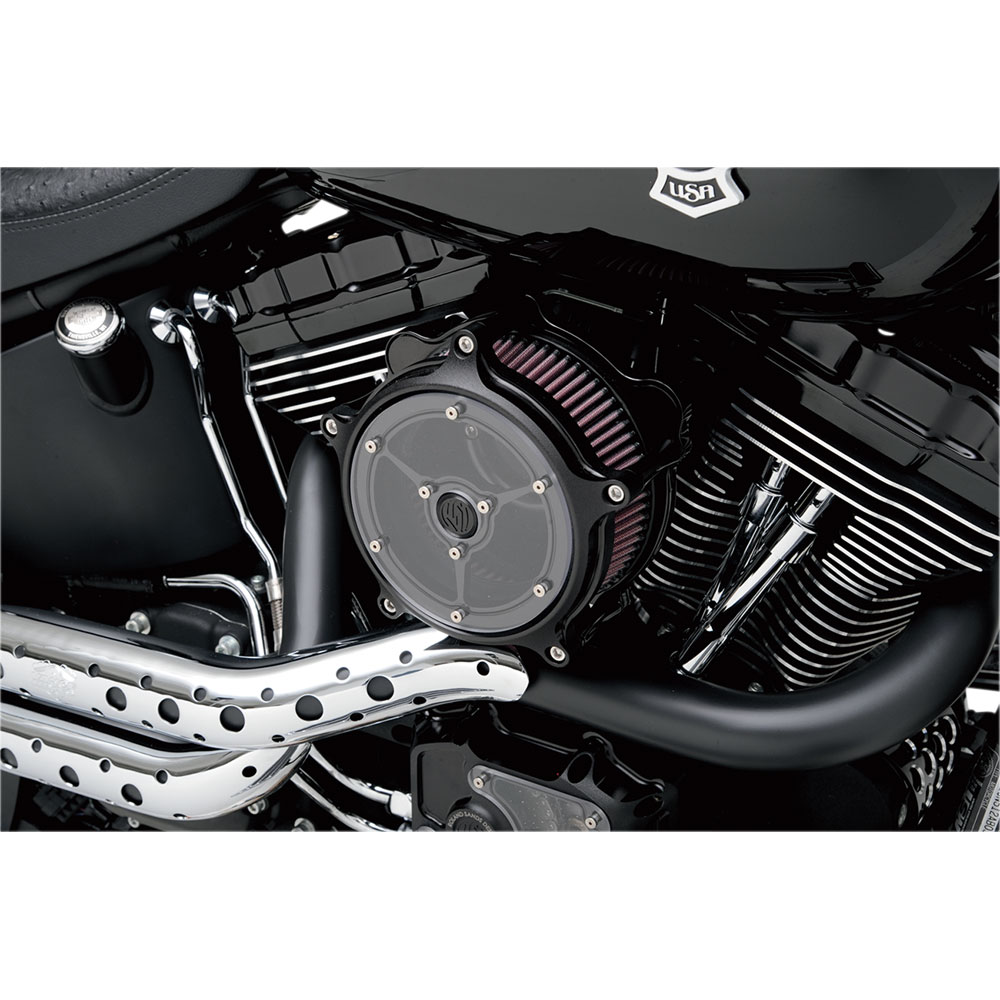 Filtro di aspirazione Clear Air Cleaner compatibile con Harley Dyna