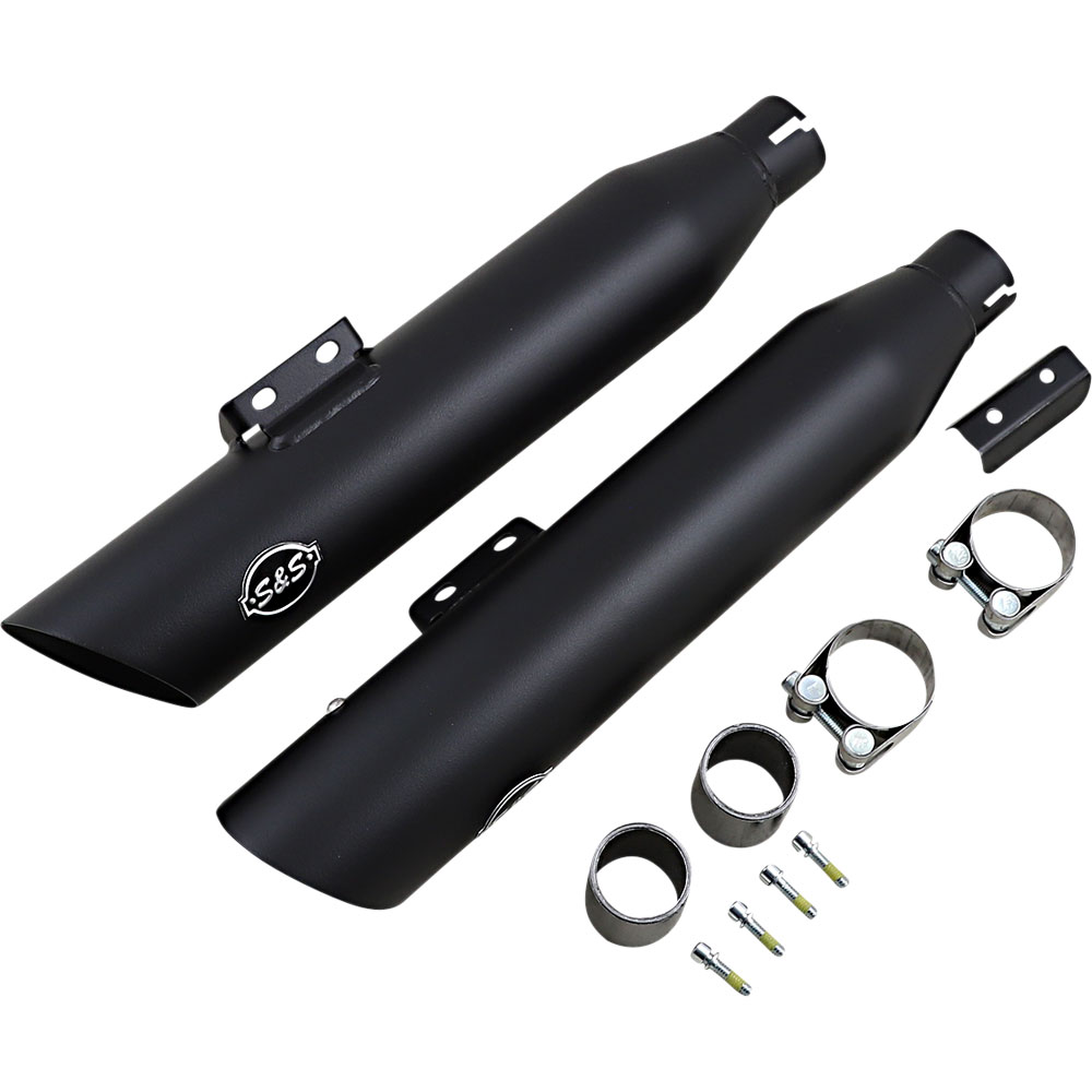 S&S Slash-Cut Slip-On Mufflers for 2018-2022 Harley Softail