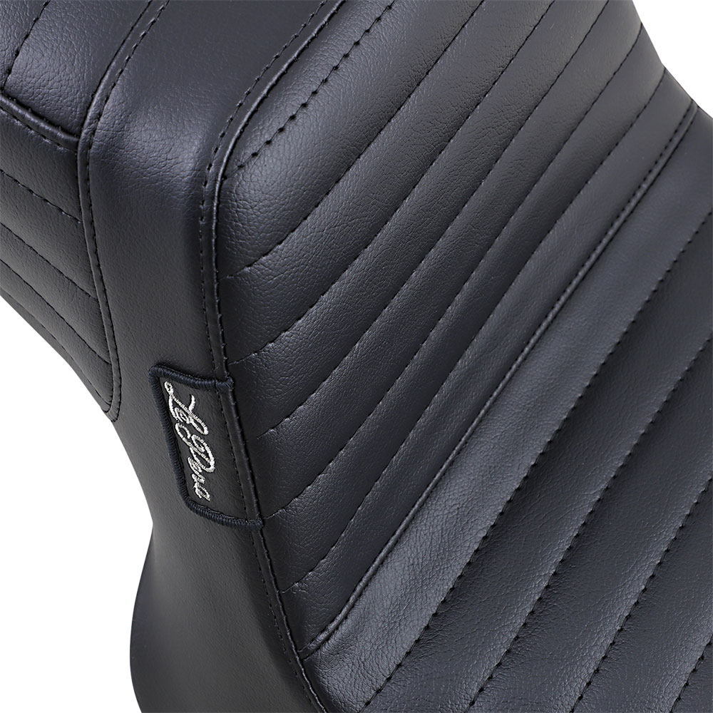 LePera Tailwhip Seat for 1982-2000 Harley FXR - Pleated - L-588PT