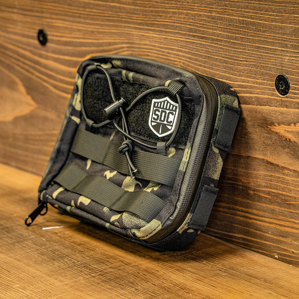 San Diego Customs MOLLE Bar Bag Multicam Black - Get Lowered Cycles