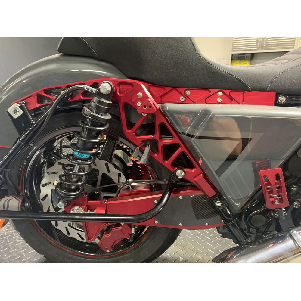Trask Billet Rear Frame Tail Section for 2009-2023 Harley Touring 