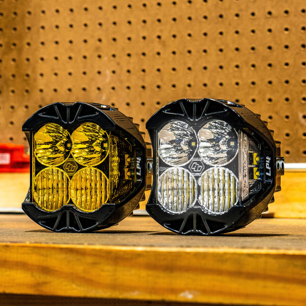 Baja LP4 Pro LED Driving Combo Light - Get Lowered Cycles