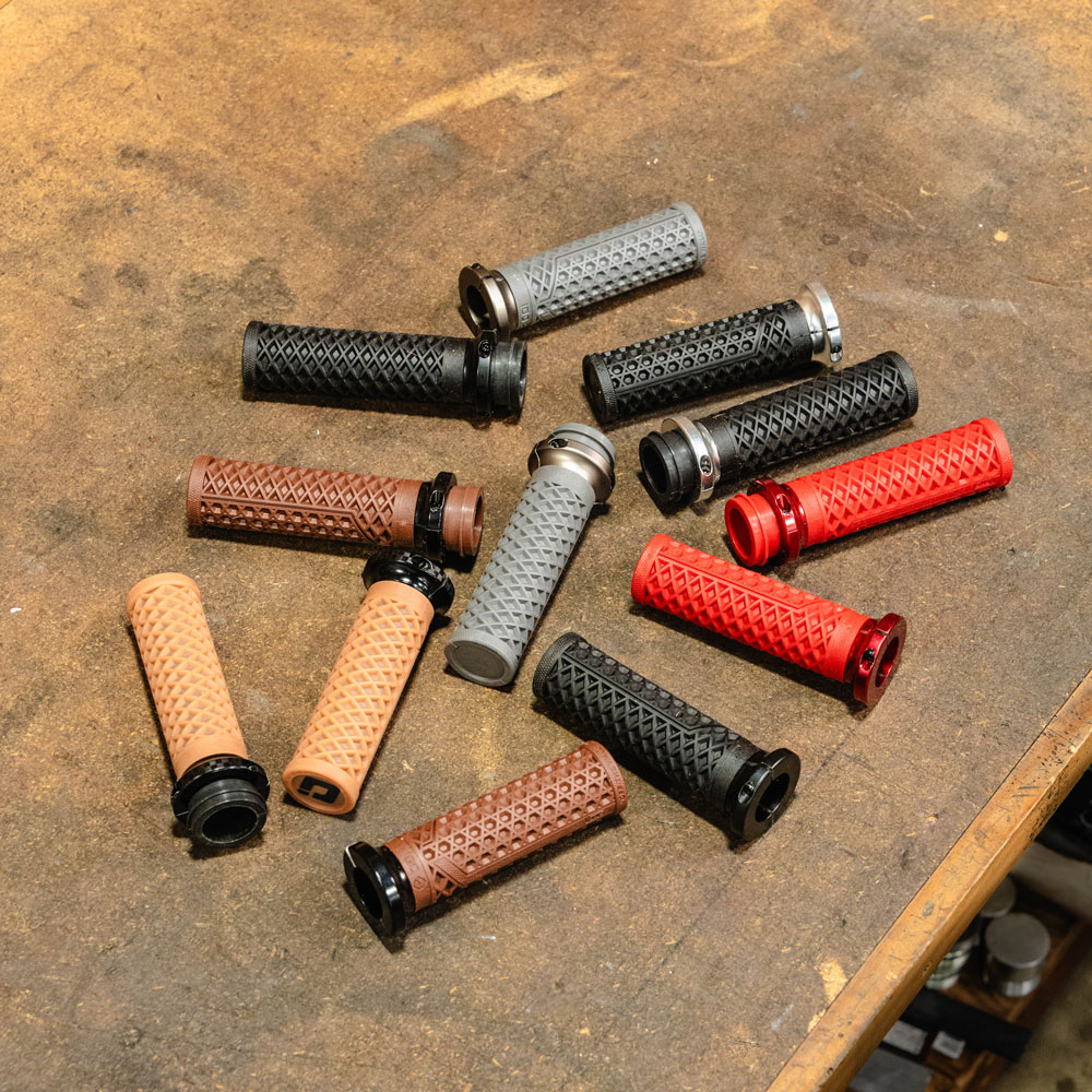 ODI x VANS Waffle Lock-On Grips for Harley Electronic Throttle