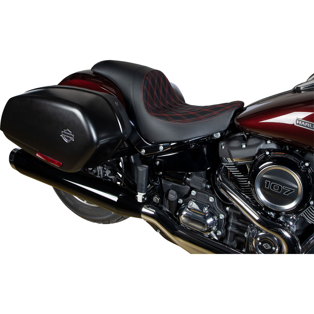Drag Specialties Predator Seat for 2018-2024 Harley Softail FXLR