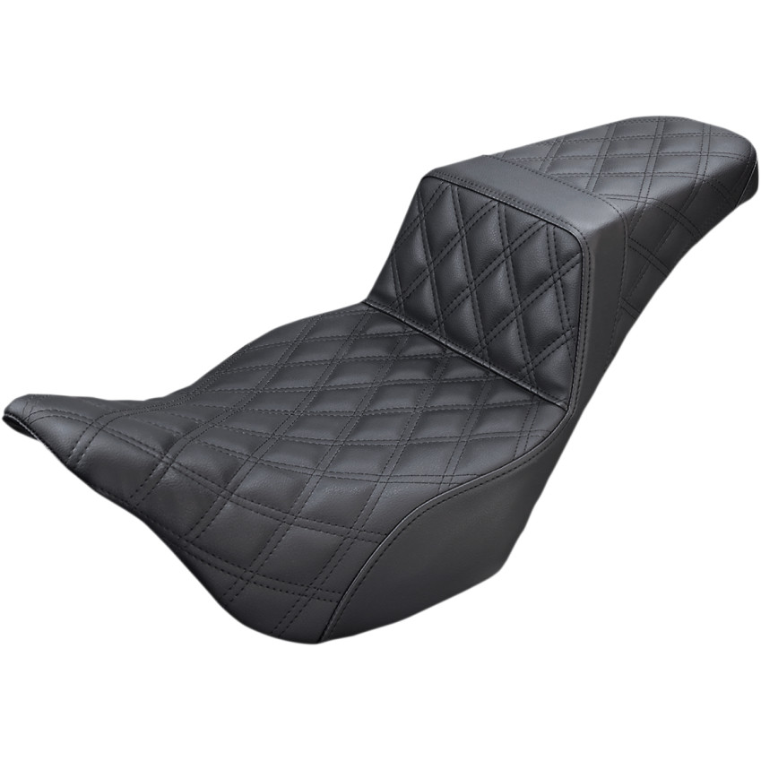 Harley-Davidson Saddlemenグレッグルツカ・スリムシート Customizable Saddlemen Full LS Step-Up Seat for 2008-2023 Harley