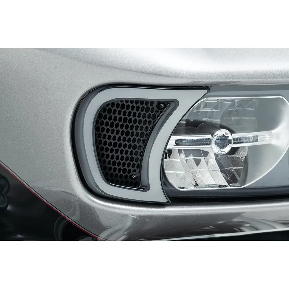 Kuryakyn Tracer Headlight Vent Accents for 2015-2023 Harley Road