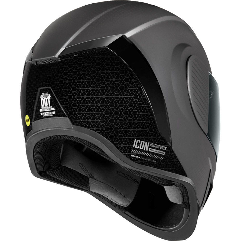 Icon Airform Counterstrike Silver Helmet - Get Lowered Cycles