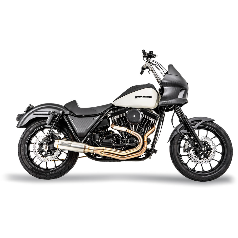 FXR用　ジャンク　Bassani サイレンサーのみ bassani-super-bike-exhaust-