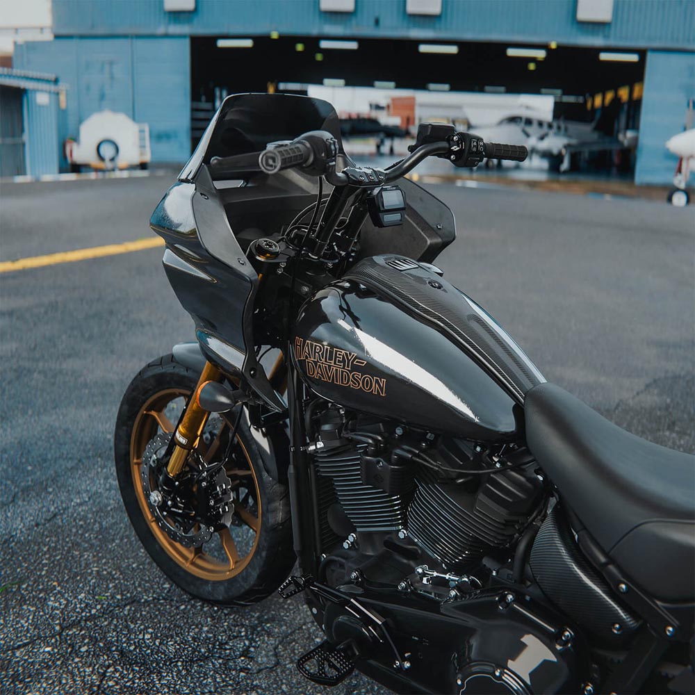 Kraus SDC Dagger Risers Pullback Kit for Harley - Get Lowered Cycles